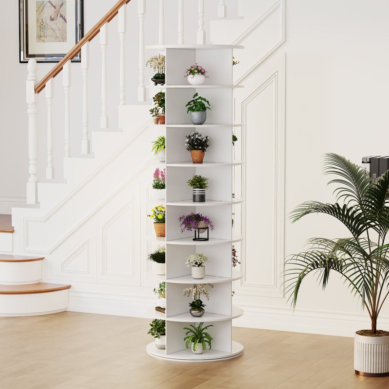 Latitude Run® 8 Tier Rotating Shoe Rack & Reviews | Wayfair